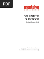 Volunteer Guidebook, Oct 2010