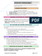 02 - Présentation de L'hydraulique