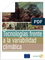 Tecnologias Frente a La Variabilidad Climatica