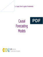 Causal Forecasting Models: CTL - SC1x - Supply Chain & Logistics Fundamentals