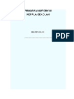 PROGRAM SUPERVISI KEPALA SEKOLAH DISUSUNn