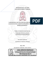 Elaboración de Una Guia Practica de Metodos Analíticos Cualitativos para La Identificación Directa de Cationes y Aniones Inorgánicos PDF