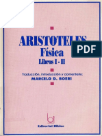 Aristóteles - Física (introducción y libro I)