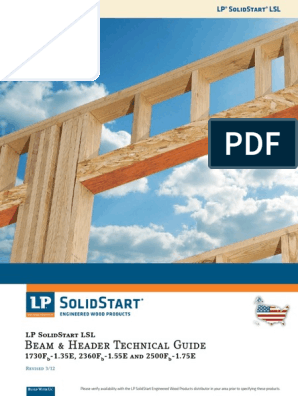 Lsl Beam And Header Lumber Bending