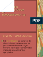 TRANSFUSIONES SANGUINEAS