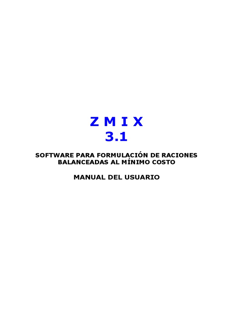 Manual de Zmix | PDF | Point and Click | Programa de computadora