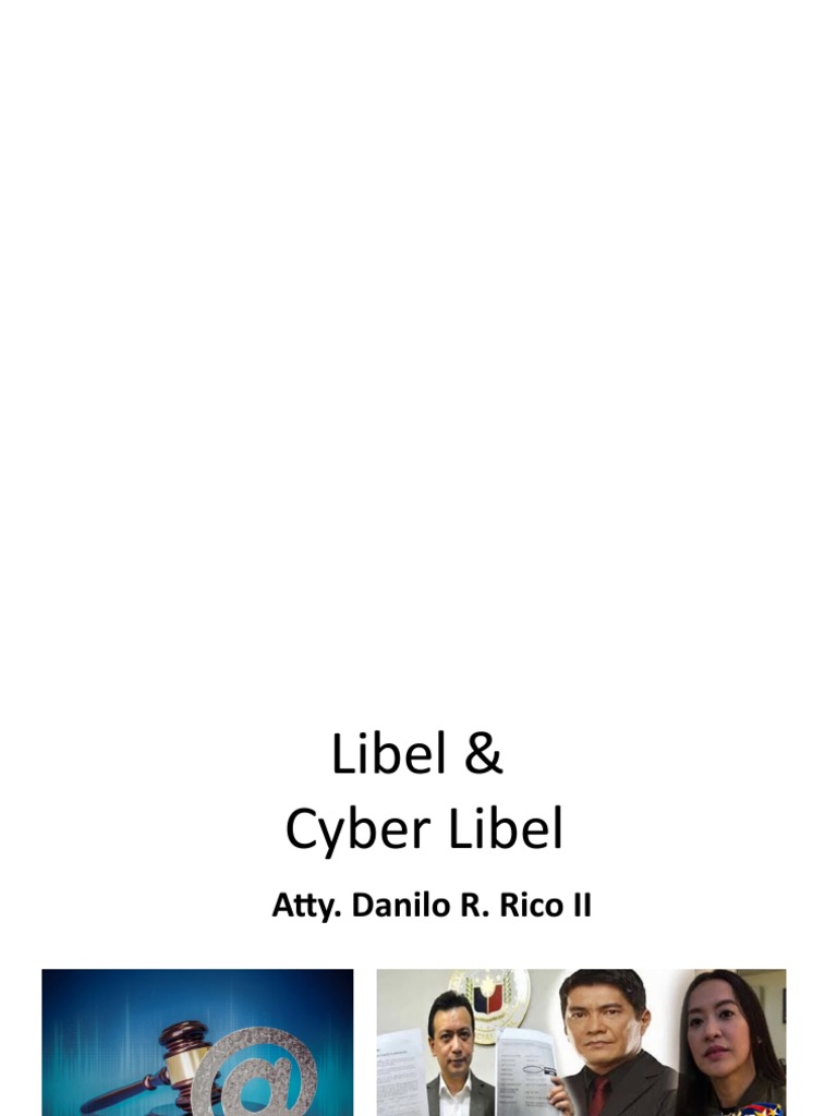 Understanding Libel and Cyber Libel | PDF | Defamation | Government ...