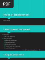 Types of Employment