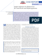 A Deceptively Simple Solution for Refractory Melasma Glycolic Acid Peels and Hydroquinone at Home.pdf