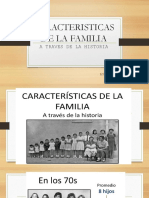 Características de La Familia A Través Del Tiempo