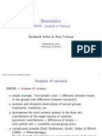 ANOVA - Analysis of Variance (Slides)