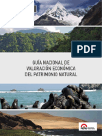 Guia Nacional de Valoracion Economica Del Patrimonio Natural