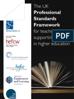 UK Higher Ed Teaching Standards