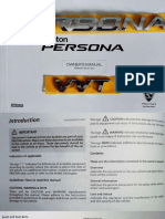 Proton Persona 2016 Owner's Manual