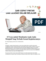 15 Cara Untuk Membantu Anak Anda Menjadi Yang Terbaik Sesuai Kepintarannya