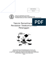 Teknik - Pemeliharaan - Peralatan - Telekomunikasi - Pelanggan (CPE) PDF