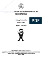 Soal OSP SMA Matematika 2006 Bagian Kedua PDF