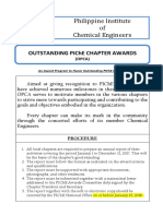 Philippine Institute of Chemical Engineers: Outstanding Piche Chapter Awards