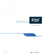 COMSOL Release Notes