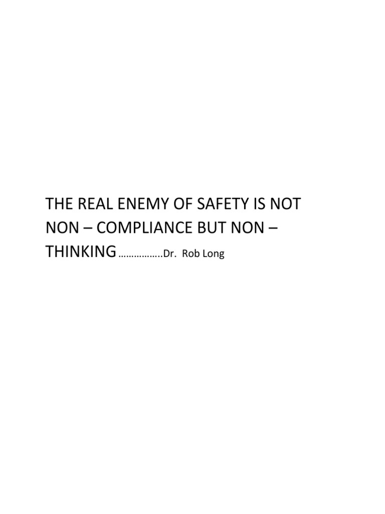 Non-Thinking: The Safety Threat | PDF | Philosophy | Self-Improvement