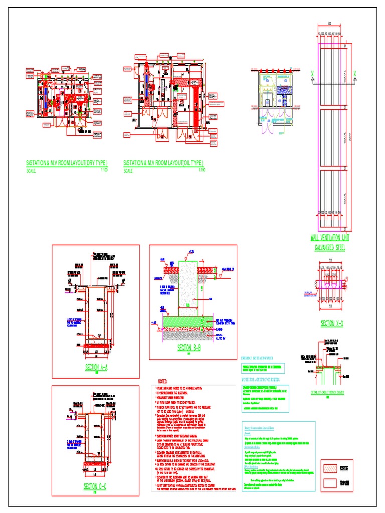 Kahramaa Substation Civil Drawings | PDF | Galvanization | Metalworking