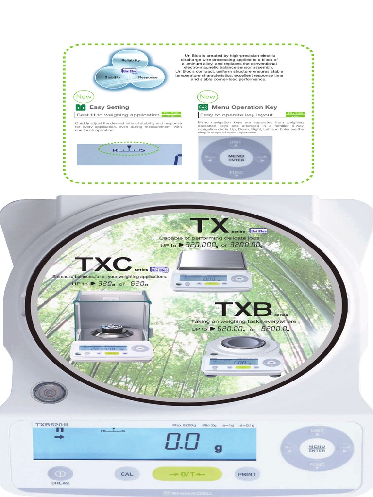 User-Friendly Electronic Balance Features | PDF | Manufactured Goods ...