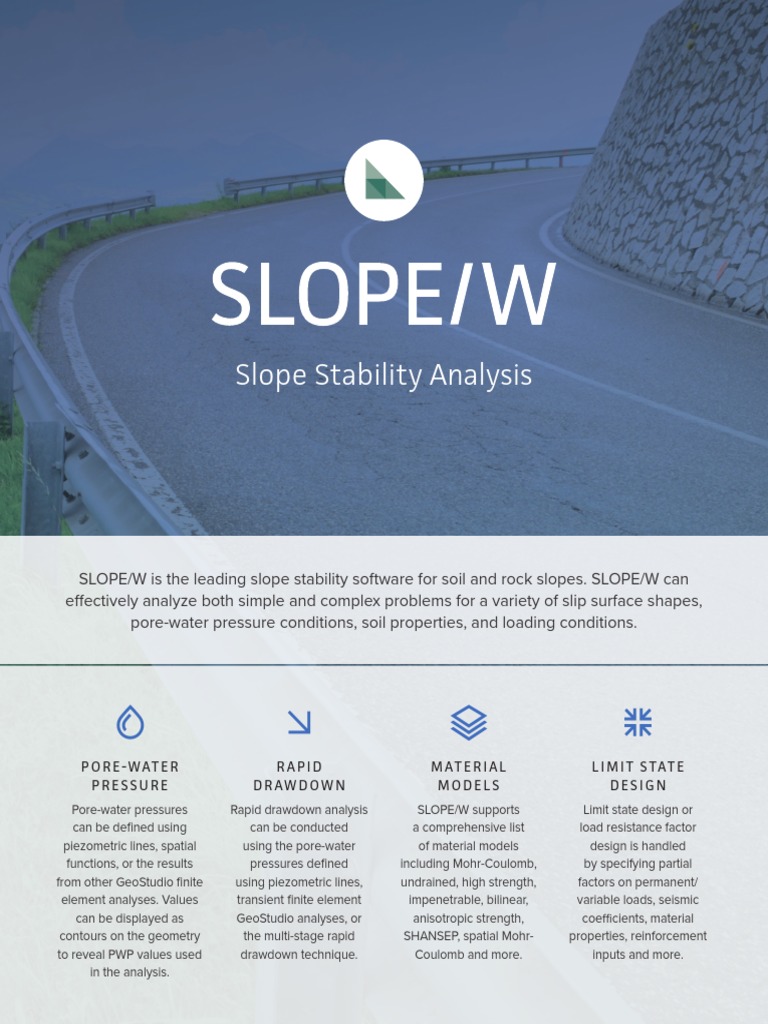 Slopew Geotechnical Engineering Solid Mechanics
