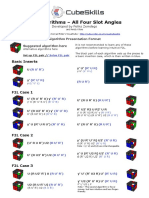 f2l Algorithms Different Slot Positions PDF