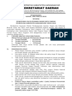 Scan Pengumuman CPNS 2018 Kab. Karanganyar PDF