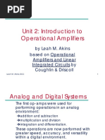 Unit 2: Introduction To Operational Amplifiers