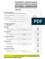 CANDIDACY FORM SY 2018-2019: Form For Partylist A. Basic Information