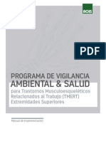 Manual de Implementacion Protocolo Trabajo Repetitivo (Tmert) PDF
