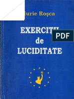 Iurie Roșca, "Exerciții de luciditate"
