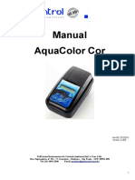 Manual AquaColor Cor Versão 3.26B 07-2016