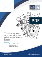 Transformaciones de La Participación Política en América Latina - Matias Bianchi