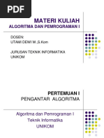 Pengertian dan Struktur Algoritma | PDF | Metode & Bahan Ajar
