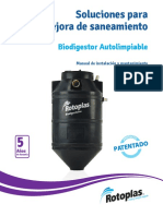 Manual de Biodigestor Rotoplas