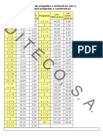 Equivalencia Pulgadas-Milimetros - CM PDF