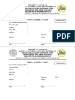 Formulir Pendaftaran OHG