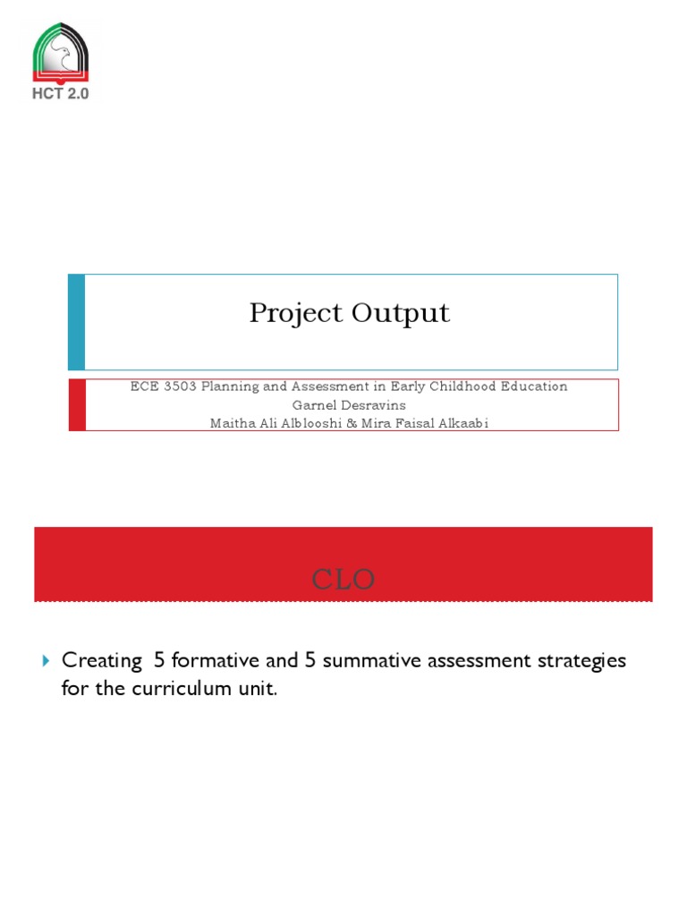 Assesment Ece 3503 Pdf Educational Assessment Curriculum