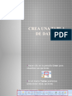 Crea Una Tabla de Datos
