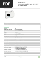 Smart Relay - Zelio Logic SR2 - SR3 - SR2B201BD