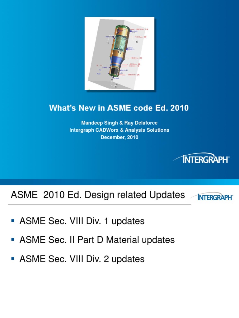 ASME 2010 Code Updates Overview | PDF | Building Engineering ...