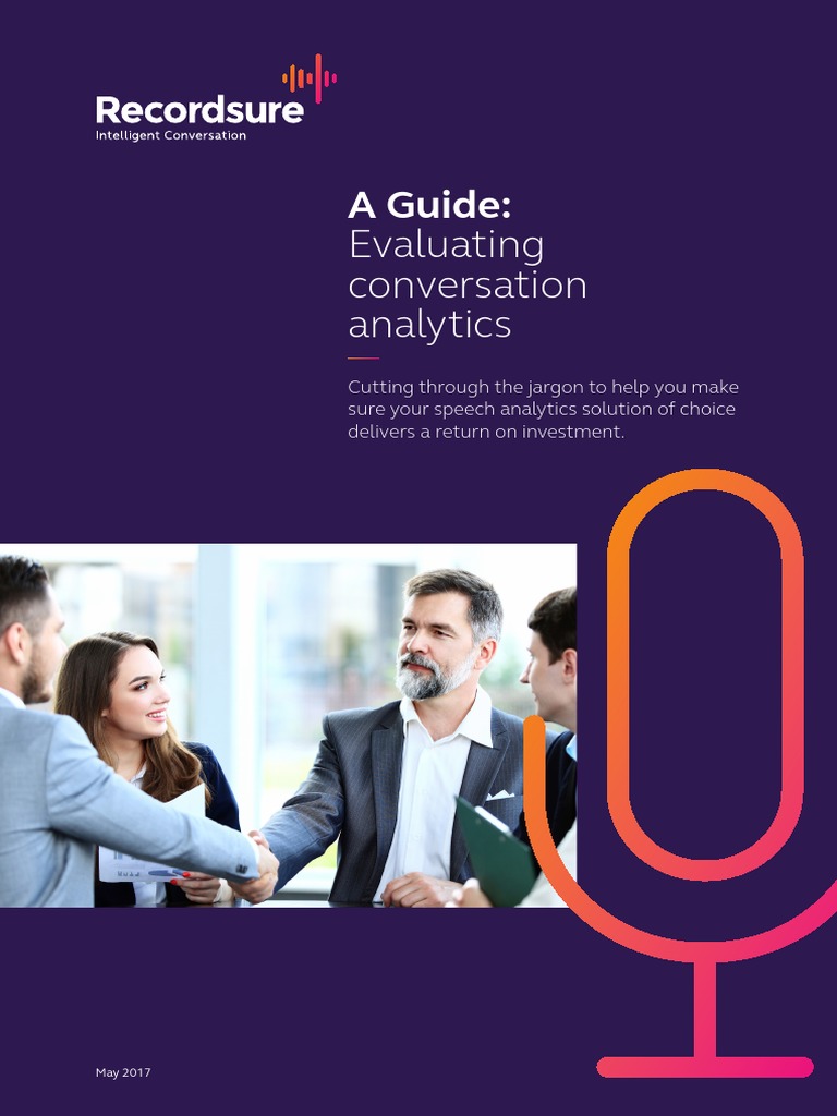 Evaluating Conversation Analytics Guide | PDF | Speech Recognition ...