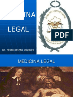 Antecedentes - Medicina Legal