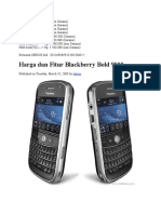 Blackberry Bold 9000 and Curve Specs and Prices