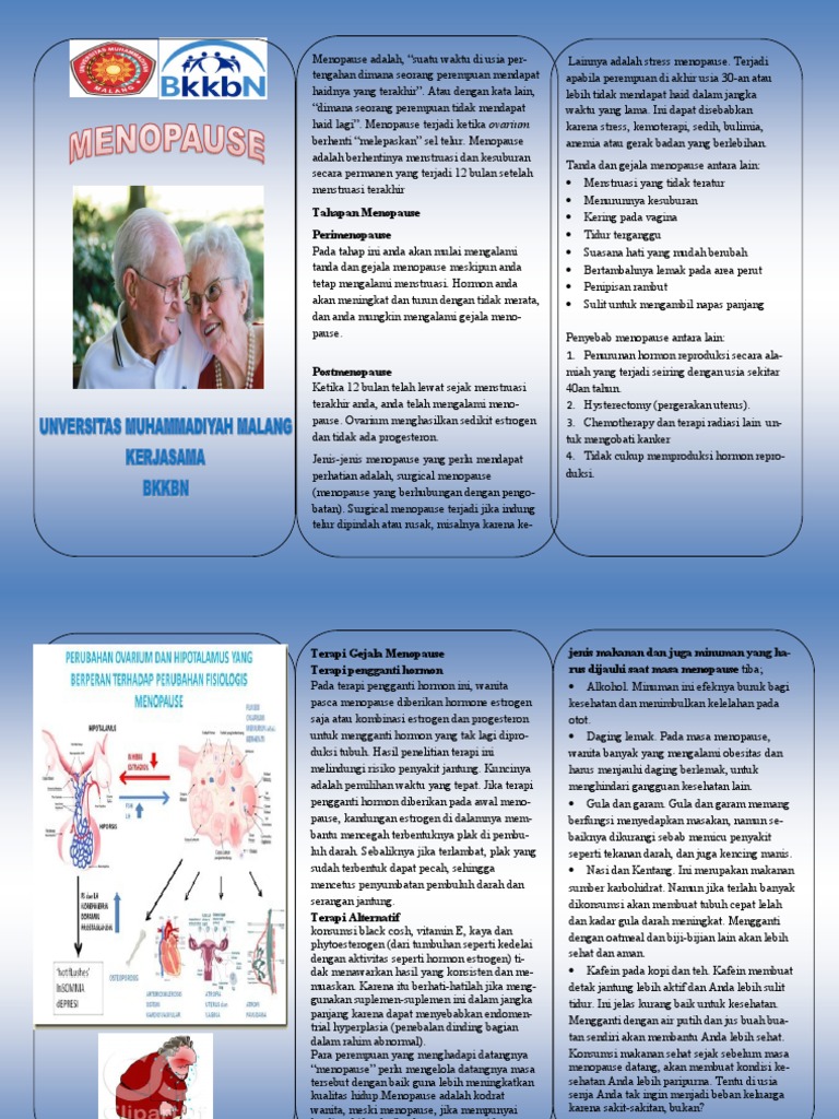 Leaflet Menopause PDF PDF