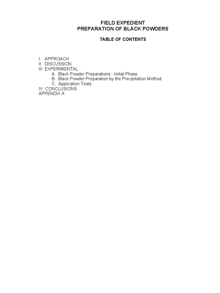 FX Black Powder PDF | Download Free PDF | Gunpowder | Solution