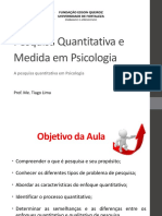 Aula 1 - A Pesquisa Quantitativa em Psicologia PDF