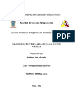 Informe 3 de Bebidas Alcoholicas Jarabe